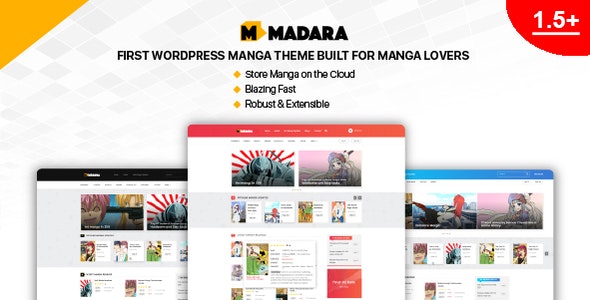 Madara - WordPress Theme for Manga By MangaBooth v1.7.3.12 Untouched